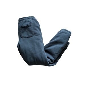 Eddie Bauer Sweatpants Men LT Black Sherpa Lined Joggers Fleece Heavyweight Tall